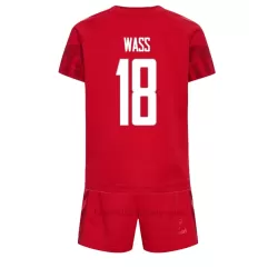 Koszulka Dania Daniel Wass 18 MŚ 2022 Domowa Dziecięca Koszulka Dania Daniel Wass 18 MŚ 2022 Domowa Dziecięca