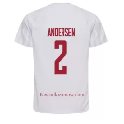 Koszulka Dania Joachim Andersen 2 MŚ 2022 Wyjazdowa Koszulka Dania Joachim Andersen 2 MŚ 2022 Wyjazdowa
