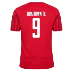 Koszulka Dania Martin Braithwaite 9 MŚ 2022 Domowa Koszulka Dania Martin Braithwaite 9 MŚ 2022 Domowa