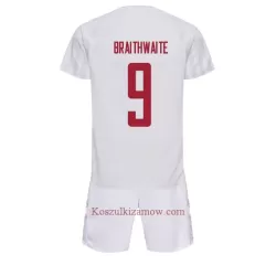 Koszulka Dania Martin Braithwaite 9 MŚ 2022 Wyjazdowa Dziecięca Koszulka Dania Martin Braithwaite 9 MŚ 2022 Wyjazdowa Dziecięca