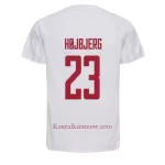 Koszulka Dania Pierre-Emile Hojbjerg 23 MŚ 2022 Wyjazdowa