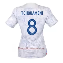 Koszulka Francja Aurelien Tchouaméni 8 MŚ 2022 Wyjazdowa Damska Koszulka Francja Aurelien Tchouaméni 8 MŚ 2022 Wyjazdowa Damska
