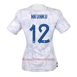 Koszulka Francja Christopher Nkunku 12 MŚ 2022 Wyjazdowa Damska Koszulka Francja Christopher Nkunku 12 MŚ 2022 Wyjazdowa Damska