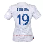 Koszulka Francja Karim Benzema 19 MŚ 2022 Wyjazdowa Damska