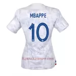 Koszulka Francja Kylian Mbappé 10 MŚ 2022 Wyjazdowa Damska