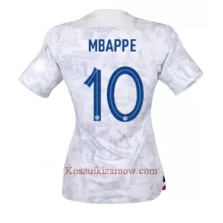 Koszulka Francja Kylian Mbappé 10 MŚ 2022 Wyjazdowa Damska Koszulka Francja Kylian Mbappé 10 MŚ 2022 Wyjazdowa Damska