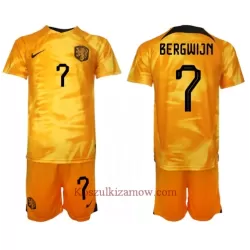 Koszulka Holandia Steven Bergwijn 7 MŚ 2022 Domowa Dziecięca Koszulka Holandia Steven Bergwijn 7 MŚ 2022 Domowa Dziecięca