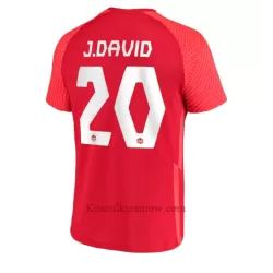 Koszulka Kanada Jonathan David 20 MŚ 2022 Domowa Koszulka Kanada Jonathan David 20 MŚ 2022 Domowa