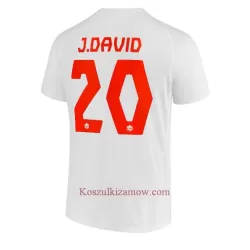 Koszulka Kanada Jonathan David 20 MŚ 2022 Wyjazdowa Koszulka Kanada Jonathan David 20 MŚ 2022 Wyjazdowa