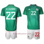 Koszulka Meksyk Hirving Lozano 22 MŚ 2022 Domowa Dziecięca