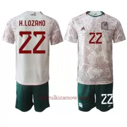 Koszulka Meksyk Hirving Lozano 22 MŚ 2022 Wyjazdowa Dziecięca Koszulka Meksyk Hirving Lozano 22 MŚ 2022 Wyjazdowa Dziecięca