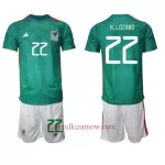 Koszulka Meksyk Luis Romo 7 MŚ 2022 Domowa Dziecięca