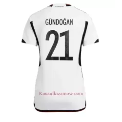 Koszulka Niemcy Ilkay Gündogan 21 MŚ 2022 Domowa Damska Koszulka Niemcy Ilkay Gündogan 21 MŚ 2022 Domowa Damska