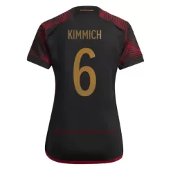 Koszulka Niemcy Joshua Kimmich 6 MŚ 2022 Wyjazdowa Damska Koszulka Niemcy Joshua Kimmich 6 MŚ 2022 Wyjazdowa Damska
