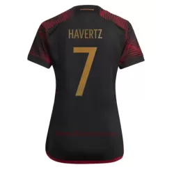 Koszulka Niemcy Kai Havertz 7 MŚ 2022 Wyjazdowa Damska Koszulka Niemcy Kai Havertz 7 MŚ 2022 Wyjazdowa Damska
