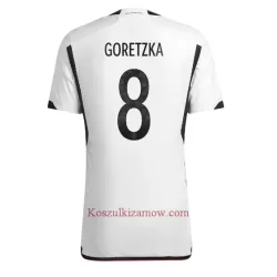 Koszulka Niemcy Leon Goretzka 8 MŚ 2022 Domowa Koszulka Niemcy Leon Goretzka 8 MŚ 2022 Domowa