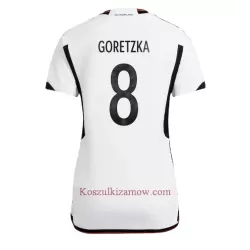 Koszulka Niemcy Leon Goretzka 8 MŚ 2022 Domowa Damska Koszulka Niemcy Leon Goretzka 8 MŚ 2022 Domowa Damska