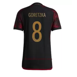 Koszulka Niemcy Leon Goretzka 8 MŚ 2022 Wyjazdowa Koszulka Niemcy Leon Goretzka 8 MŚ 2022 Wyjazdowa