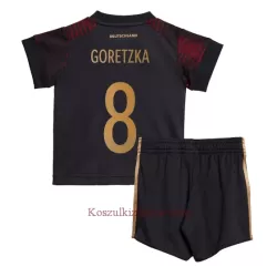 Koszulka Niemcy Leon Goretzka 8 MŚ 2022 Wyjazdowa Dziecięca Koszulka Niemcy Leon Goretzka 8 MŚ 2022 Wyjazdowa Dziecięca