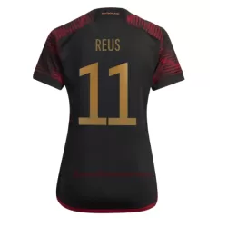 Koszulka Niemcy Marco Reus 11 MŚ 2022 Wyjazdowa Damska Koszulka Niemcy Marco Reus 11 MŚ 2022 Wyjazdowa Damska