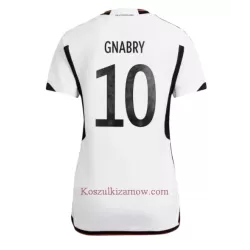 Koszulka Niemcy Serge Gnabry 10 MŚ 2022 Domowa Damska Koszulka Niemcy Serge Gnabry 10 MŚ 2022 Domowa Damska