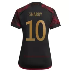 Koszulka Niemcy Serge Gnabry 10 MŚ 2022 Wyjazdowa Damska Koszulka Niemcy Serge Gnabry 10 MŚ 2022 Wyjazdowa Damska
