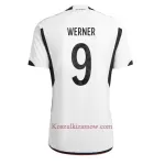 Koszulka Niemcy Timo Werner 9 MŚ 2022 Domowa