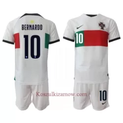 Koszulka Portugalia Bernardo Silva 10 MŚ 2022 Wyjazdowa Dziecięca Koszulka Portugalia Bernardo Silva 10 MŚ 2022 Wyjazdowa Dziecięca