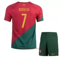 Koszulka Portugalia Cristiano Ronaldo 7 MŚ 2022 Domowa Dziecięca Koszulka Portugalia Cristiano Ronaldo 7 MŚ 2022 Domowa Dziecięca