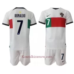 Koszulka Portugalia Cristiano Ronaldo 7 MŚ 2022 Wyjazdowa Dziecięca Koszulka Portugalia Cristiano Ronaldo 7 MŚ 2022 Wyjazdowa Dziecięca