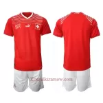 Koszulka Szwajcaria MŚ 2022 Domowa Dziecięca