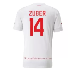 Koszulka Szwajcaria Steven Zuber 14 MŚ 2022 Wyjazdowa Koszulka Szwajcaria Steven Zuber 14 MŚ 2022 Wyjazdowa