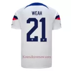 Koszulka USA Timothy Weah 21 MŚ 2022 Domowa