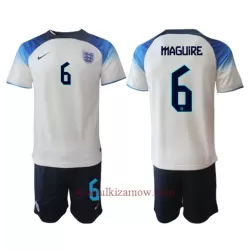 Koszulka Anglia Harry Maguire 6 MŚ 2022 Domowa Dziecięca Koszulka Anglia Harry Maguire 6 MŚ 2022 Domowa Dziecięca