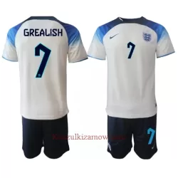 Koszulka Anglia Jack Grealish 7 MŚ 2022 Domowa Dziecięca Koszulka Anglia Jack Grealish 7 MŚ 2022 Domowa Dziecięca