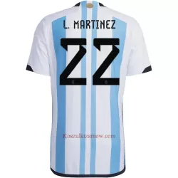 Koszulka Argentyna Lautaro Martinez 22 MŚ 2022 Domowa Koszulka Argentyna Lautaro Martinez 22 MŚ 2022 Domowa