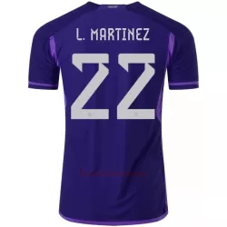 Koszulka Argentyna Lautaro Martinez 22 MŚ 2022 Wyjazdowa Koszulka Argentyna Lautaro Martinez 22 MŚ 2022 Wyjazdowa