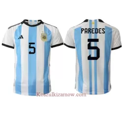 Koszulka Argentyna Leandro Paredes 5 MŚ 2022 Domowa Koszulka Argentyna Leandro Paredes 5 MŚ 2022 Domowa