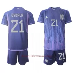 Koszulka Argentyna Paulo Dybala 21 MŚ 2022 Wyjazdowa Dziecięca Koszulka Argentyna Paulo Dybala 21 MŚ 2022 Wyjazdowa Dziecięca
