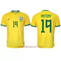 Koszulka Brazylia Antony 19 MŚ 2022 Domowa Koszulka Brazylia Antony 19 MŚ 2022 Domowa