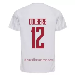 Koszulka Dania Kasper Dolberg 12 MŚ 2022 Wyjazdowa Koszulka Dania Kasper Dolberg 12 MŚ 2022 Wyjazdowa