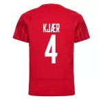 Koszulka Dania Simon Kjaer 4 MŚ 2022 Domowa