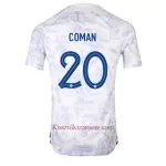 Koszulka Francja Kingsley Coman 20 MŚ 2022 Wyjazdowa
