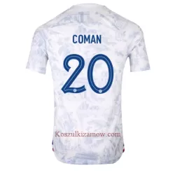 Koszulka Francja Kingsley Coman 20 MŚ 2022 Wyjazdowa Koszulka Francja Kingsley Coman 20 MŚ 2022 Wyjazdowa