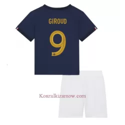 Koszulka Francja Olivier Giroud 9 MŚ 2022 Domowa Dziecięca Koszulka Francja Olivier Giroud 9 MŚ 2022 Domowa Dziecięca