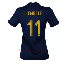 Koszulka Francja Ousmane Dembele 11 MŚ 2022 Domowa Damska Koszulka Francja Ousmane Dembele 11 MŚ 2022 Domowa Damska