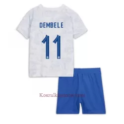 Koszulka Francja Ousmane Dembele 11 MŚ 2022 Wyjazdowa Dziecięca Koszulka Francja Ousmane Dembele 11 MŚ 2022 Wyjazdowa Dziecięca