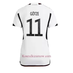 Koszulka Niemcy Mario Gotze 11 MŚ 2022 Domowa Damska Koszulka Niemcy Mario Gotze 11 MŚ 2022 Domowa Damska