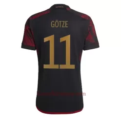 Koszulka Niemcy Mario Gotze 11 MŚ 2022 Wyjazdowa Koszulka Niemcy Mario Gotze 11 MŚ 2022 Wyjazdowa