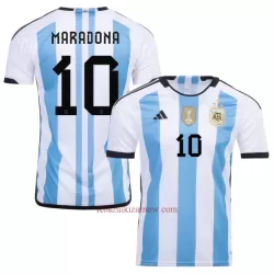 Koszulka Argentyna 3 Star MARADONA 10 MŚ 2022 Domowa